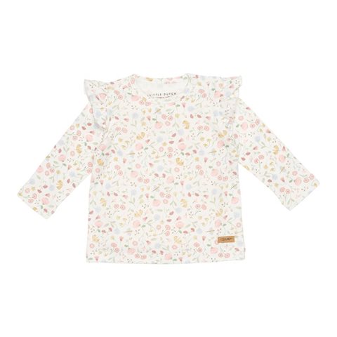 LITTLE DUTCH - T-Shirt Langärmlig Flowers & Butterflies