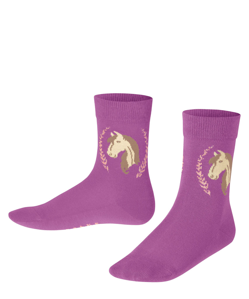 Falke Socken Mädchen mit Pferdemuster 10598 8360 Pearl