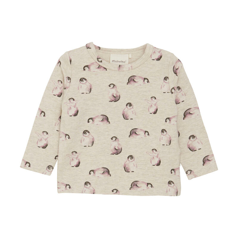 Minymo T-Shirt baby Pinguin 113639 2055