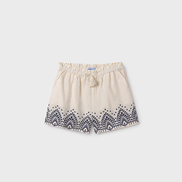 Mayoral Shorts Mädchen bestickt 6271