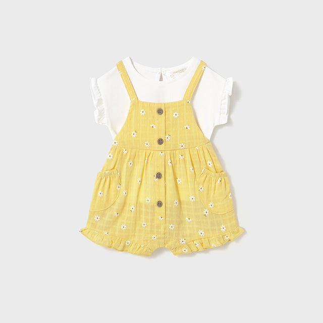Mayoral Baby Girl Set Latzhose und T-Shirt 1662 020 sunny
