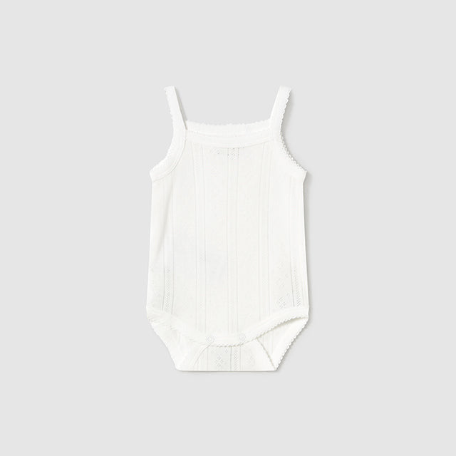 Mayoral Baby Girl Body ärmellos 1745 056 weiss