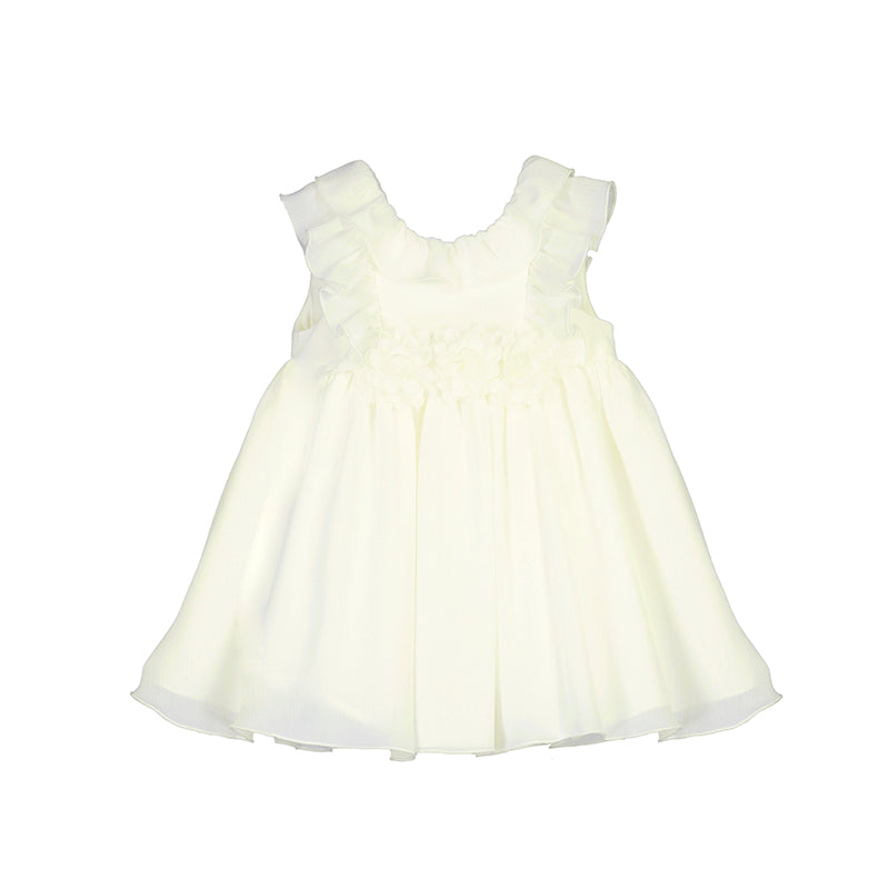 Abel&Lula Baby Kleid Chiffon Bambula 5002 001 Sahne