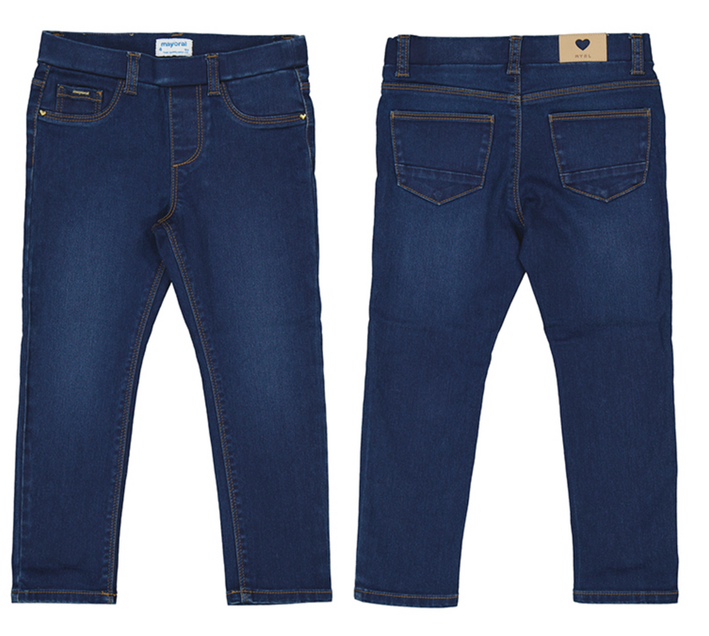 Mayoral Girls Jeans 577 dukel blau