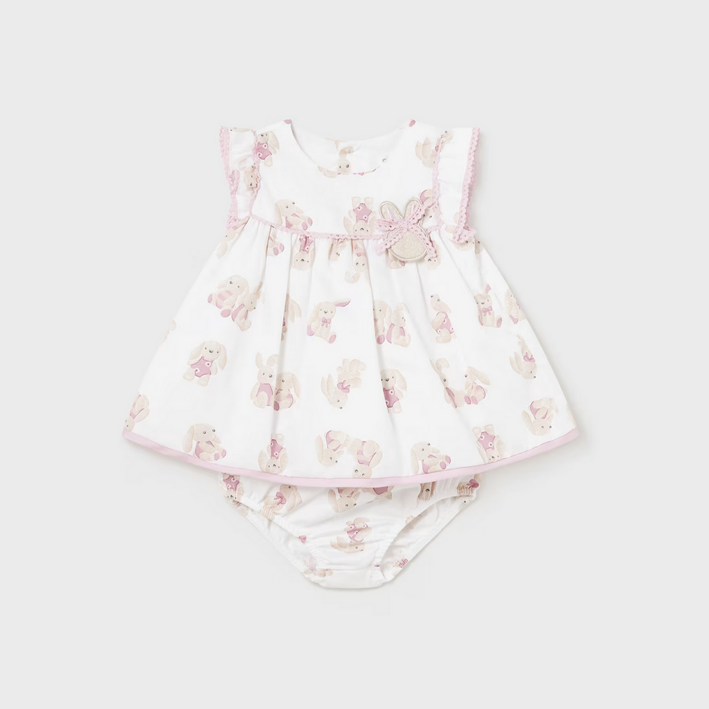 MAYORAL - Babygirl Kleid mit Windelhöschen für Neugeborene