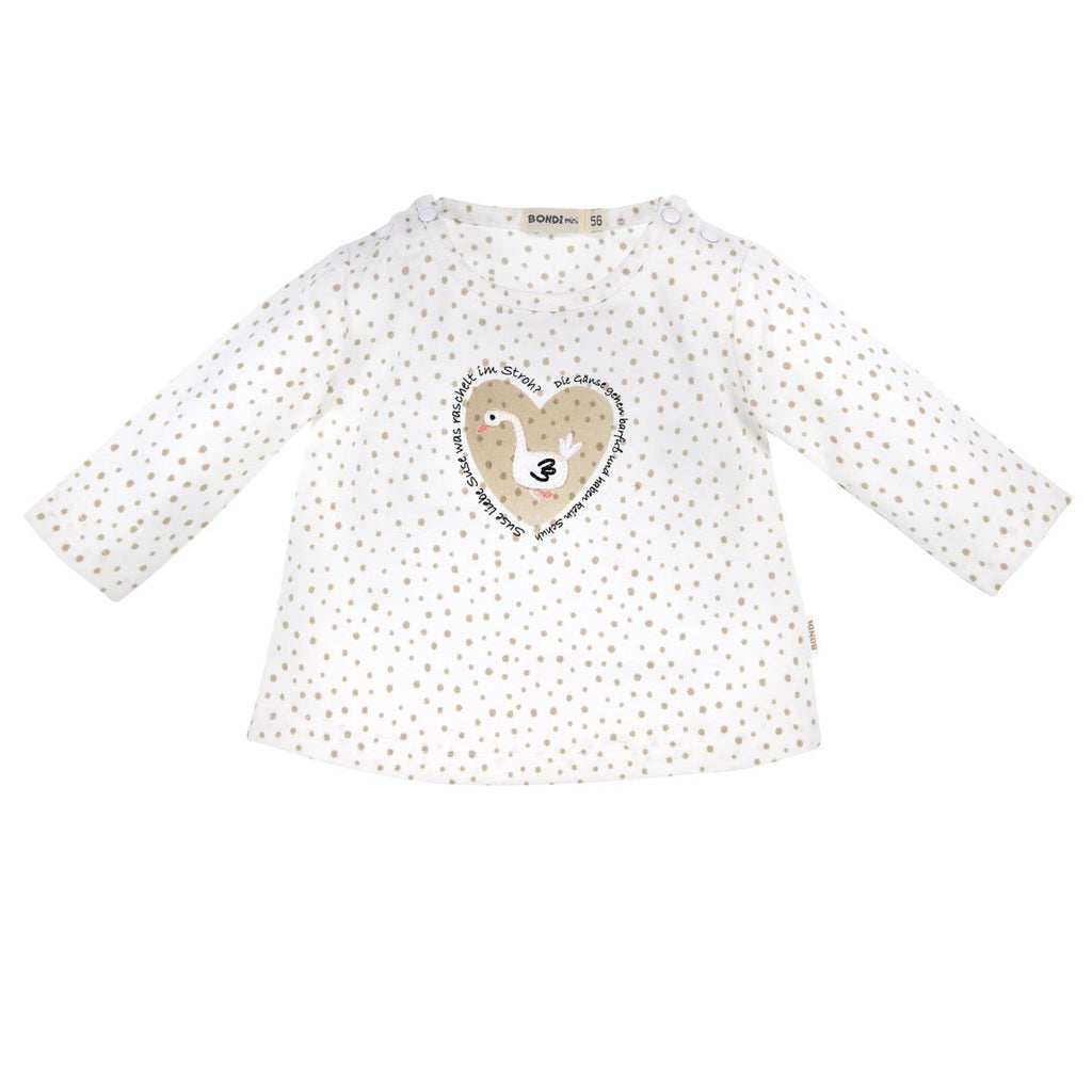 Bondi T-Shirt Baby Gänschen 93957 100 dots allover