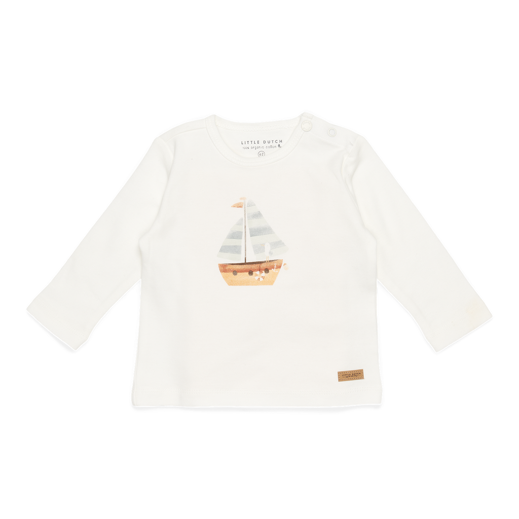 LITTLE DUTCH - T-Shirt langärmlig Segelboot Sailors Bay