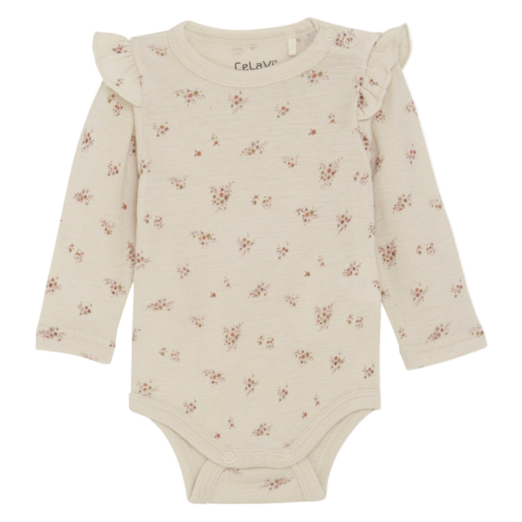 CelaVi Babybody aus Merinowolle Oeko-Tex zertifiziert 330559 wild ginger 4892