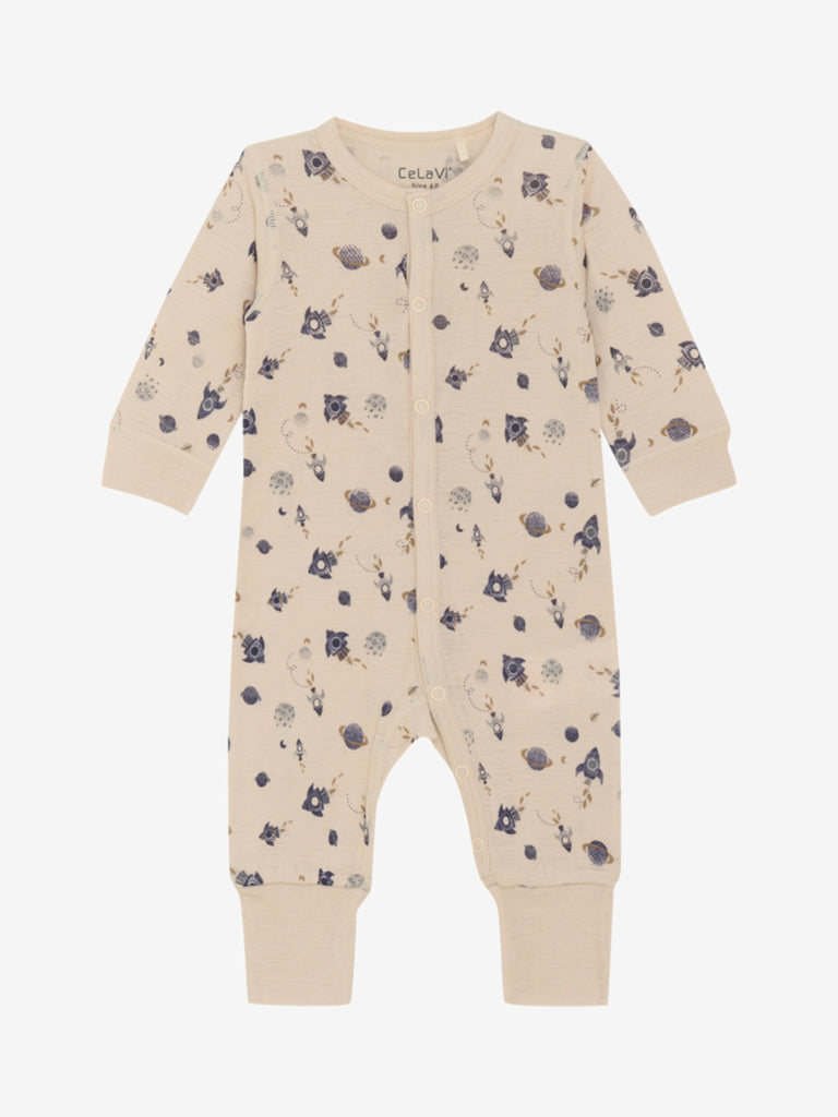 CelaVi Einteiler Strampler Jumpsuit aus Merinowolle 330563 7932 naval academy