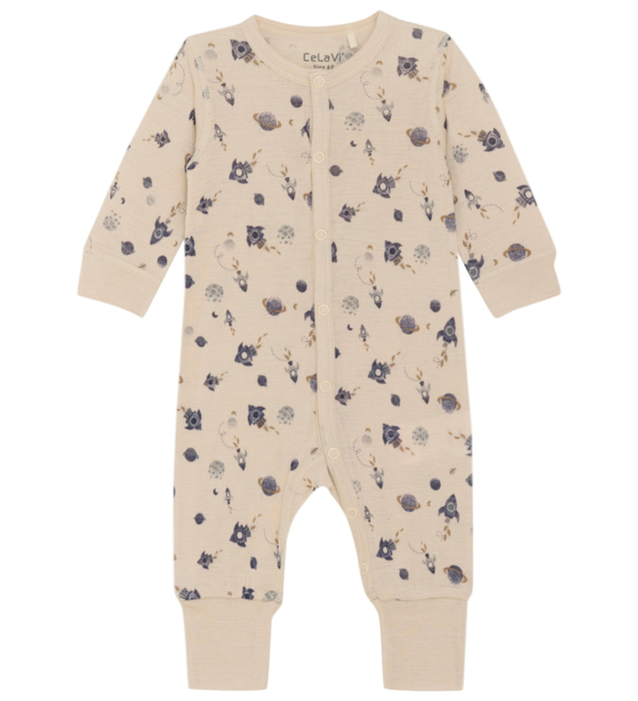 CelaVi Einteiler Strampler Jumpsuit aus Merinowolle 330563 7932 naval academy