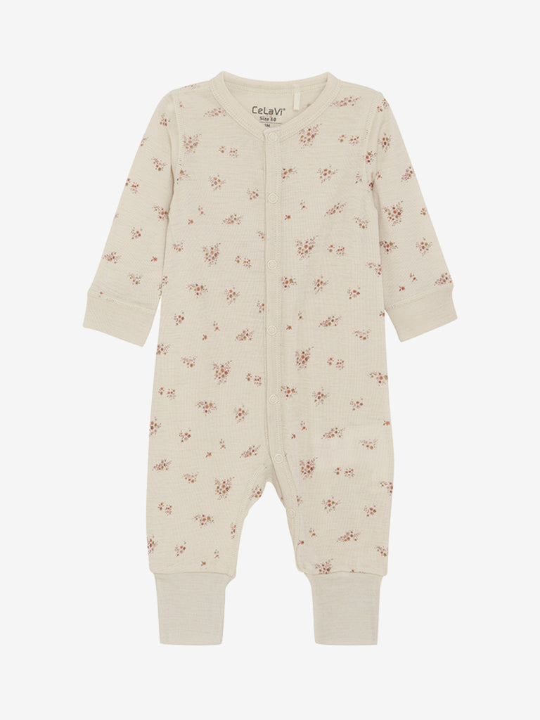 CelaVi Strampler aus Merinowolle 330563 wild ginger 4892
