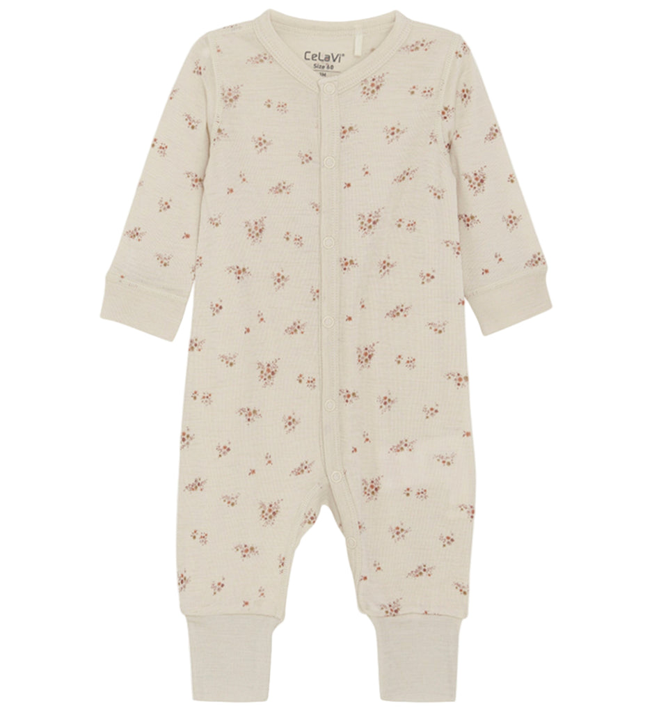 CelaVi Strampler aus Merinowolle 330563 wild ginger 4892