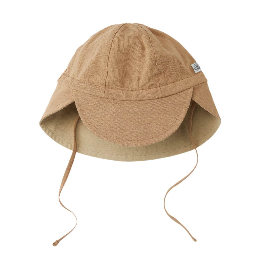 Cloby Wende-Sonnenhut mit UV-Schutz UPF50+ peanut brown sandy beach