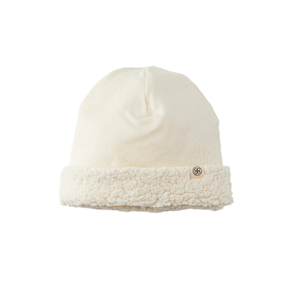 Cloby Babymütze reversible off-white Teddy