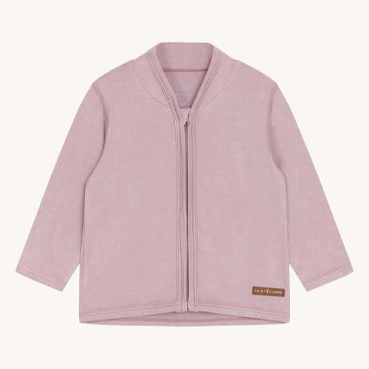 Hust & Claire Babyjacke Cardigan Bambus HCCurd 38349 3887 heather