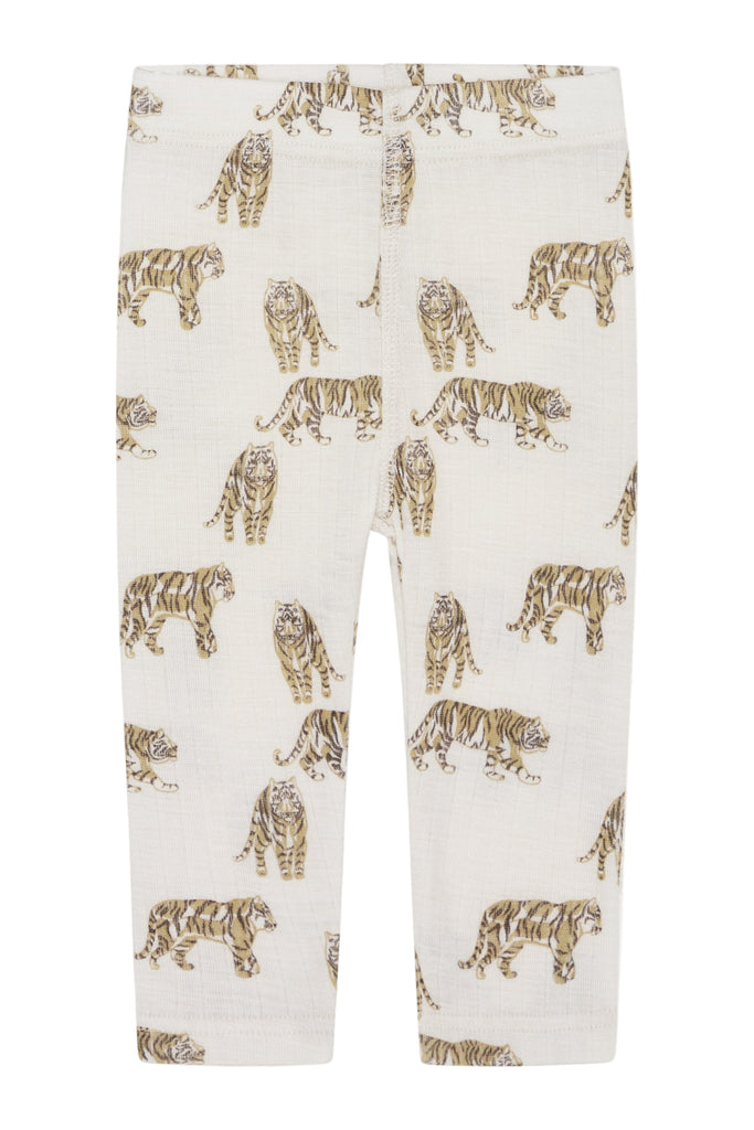 Hust & Claire Baby Leggings Tiger aus Merinowolle und Tencel Lyocell 52515 4501 french oak