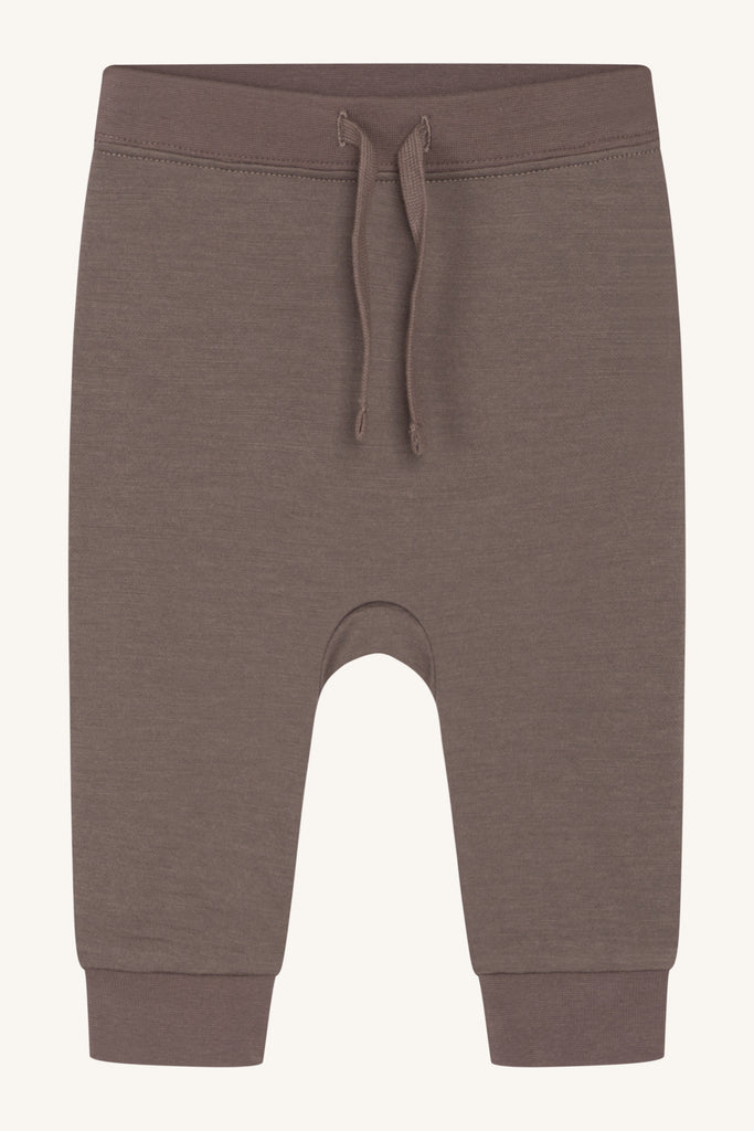 Hust & Claire Baby Jogginghose Merinowolle und Bambus HCGaby 36215 3298 coffee
