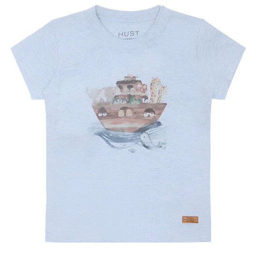 Hust & Claire T-Shirt Baby GOTS-zertifiziert Bio-Baumwolle HCAugust 31150 4118 sky melange