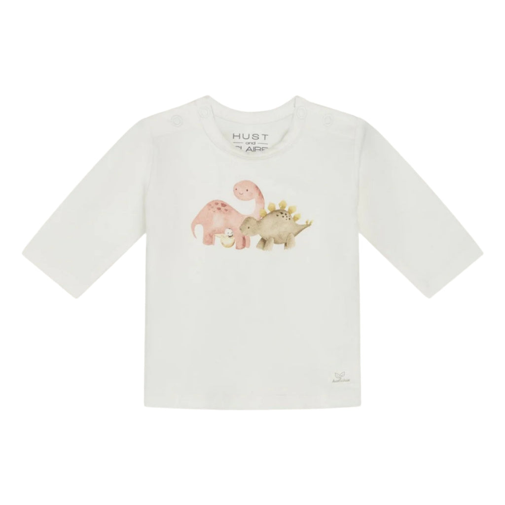 Hust & Claire Babyshirt mit Dinos HCAlex 39298 3366 dusty rose