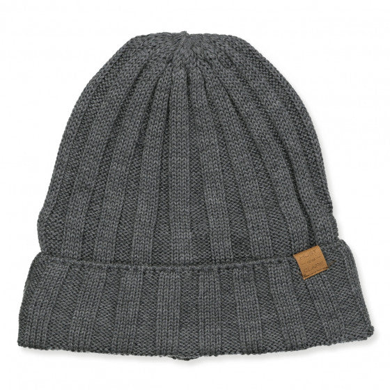 HUST & CLAIRE - Mütze Frej Merino Wolle Grey