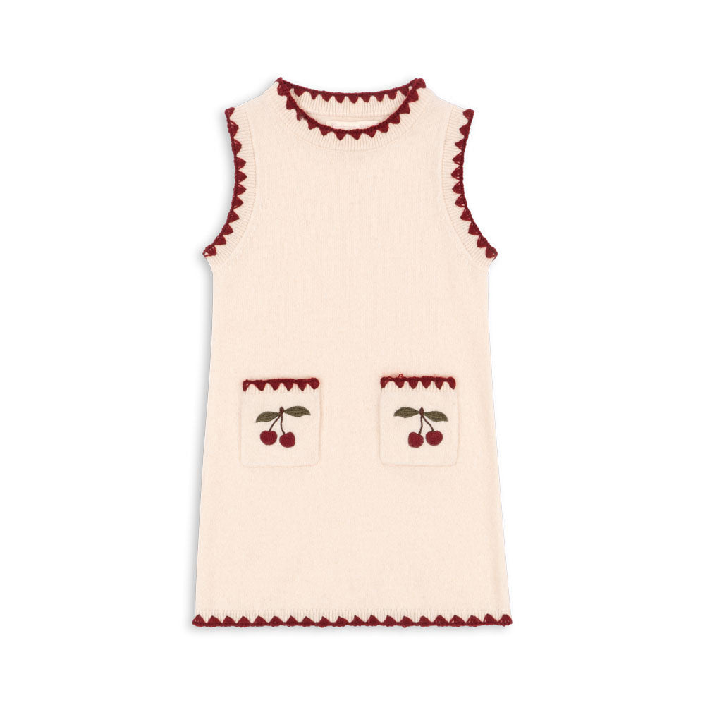 Konges_Sløjd_Strickkleid_Kirsche