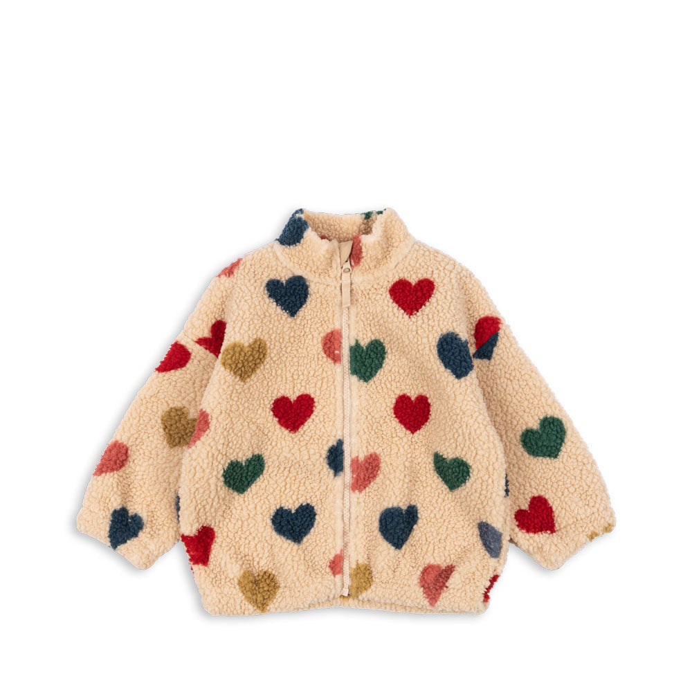 Konges_Sløjd_Teddy_Jacke_mit_Herz_KS103479_bon_coeur_coloré_