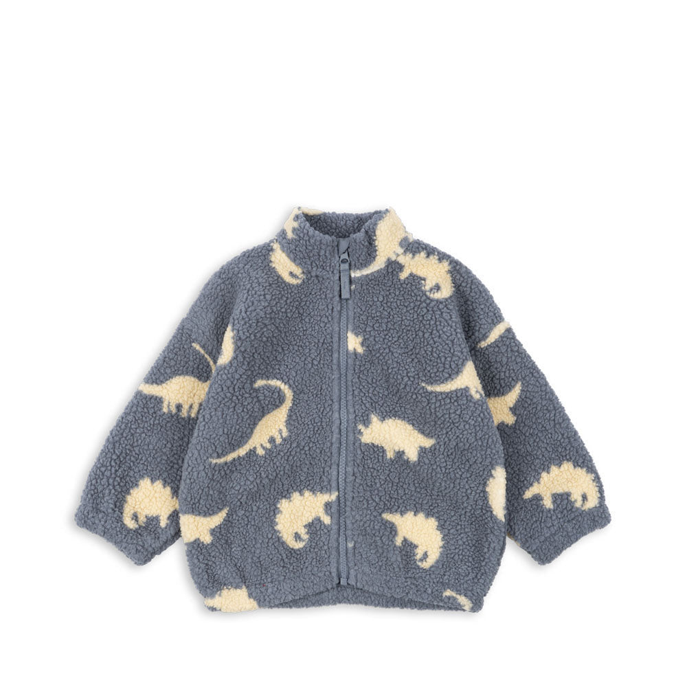 Konges_Sløjd_Teddy_jacke_Dinosaurier_KS103479_Dino_Mist_