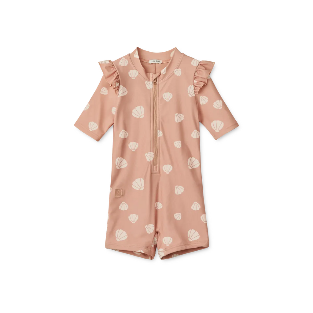 Liewood Badeanzug Jumpsuit Amel LW18587 1503 Shell Pale tuscany