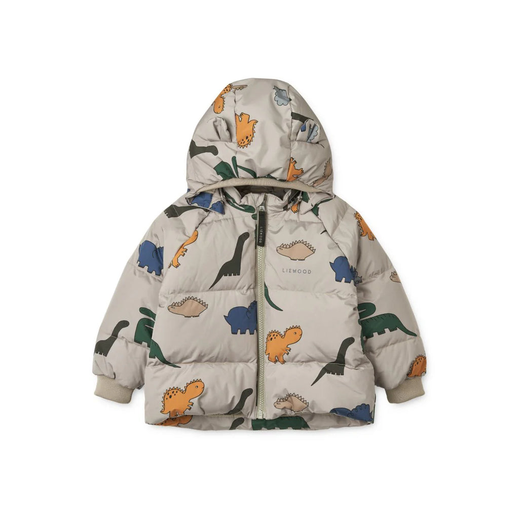 Liewood Daunenjacke Polle Winterjacke mit Dinosaurier LW17994 Dinosaurs Mist 2168