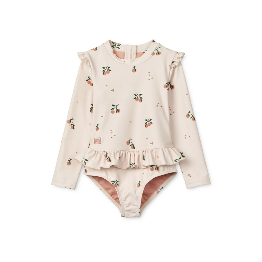 Liewood Badeanzug Jumpsuit Sille LW17611 1232 Peach Sea shell