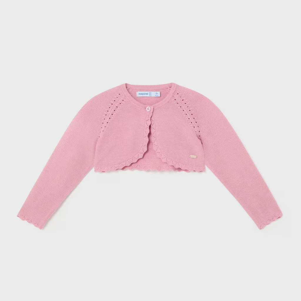 Mayoral Babygirl Stickjacke Bolero Lenzing Ecovero 306 050 Petunie