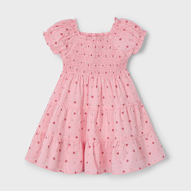 Mayoral Girls Kleid Bienennest 3925 Lachs 074