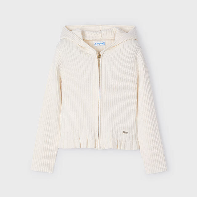 Mayoral Kapuzen Strickjacke Girl 3365 Knochen 012