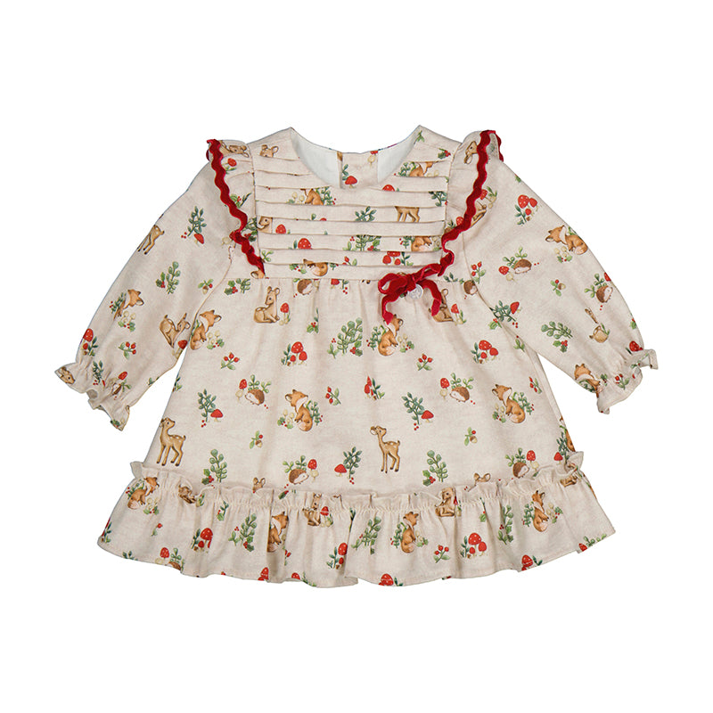 Mayoral Kleid Baby Girl bedruckt Bambi 2887