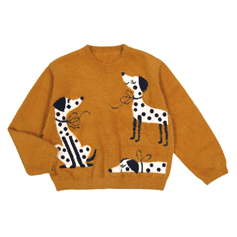 Mayoral Pullover Girl Hunde Welpen 4356