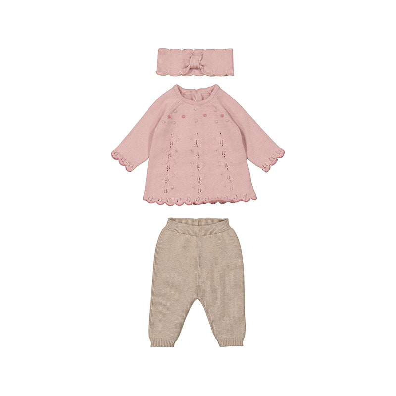 Mayoral Baby Girl Set mit Haarreif 2783 061 sugar