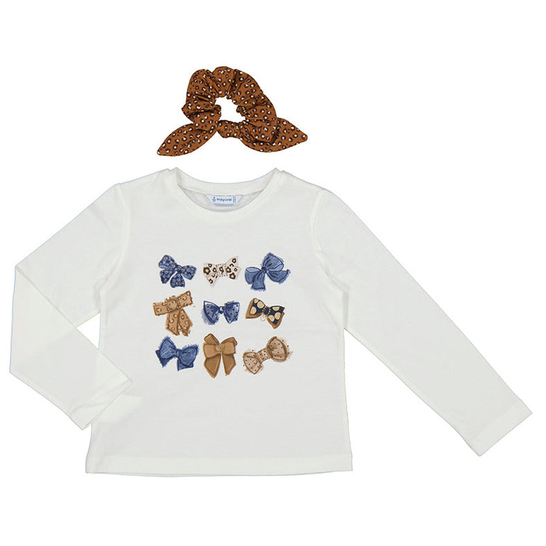 Mayoral T-shirt langarm mit Haargummi 4006