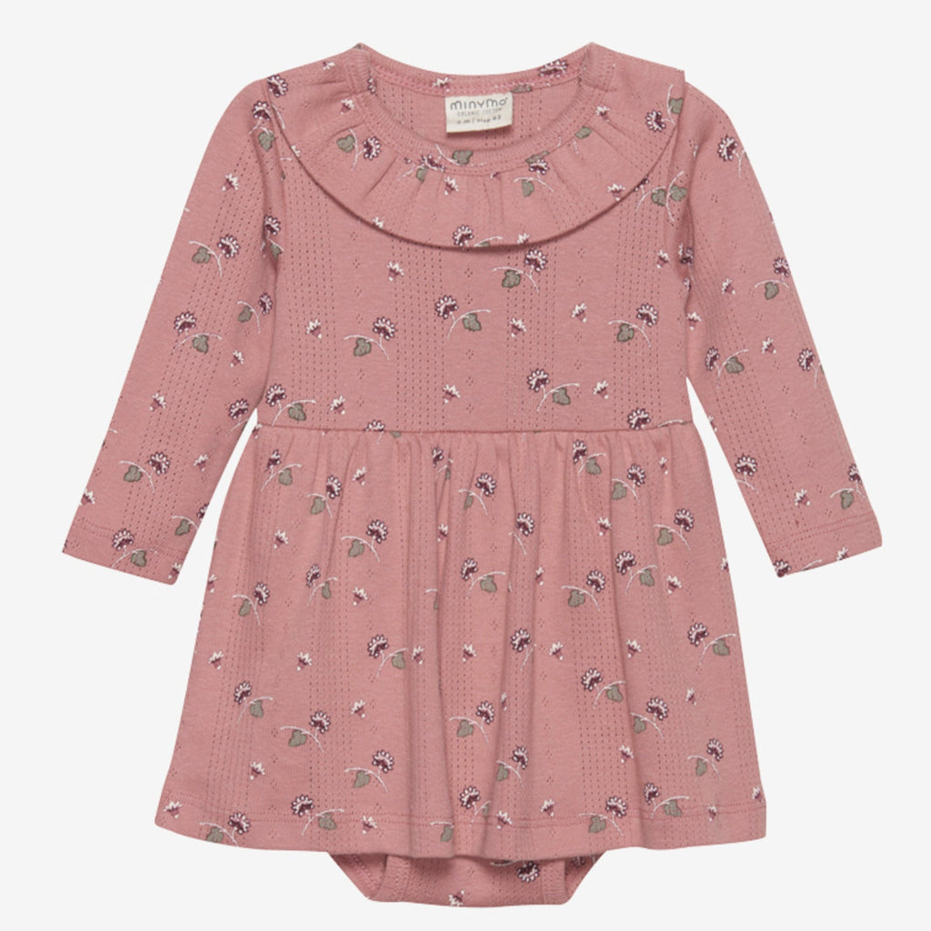 Minymo Bodykleid ash rose 113226
