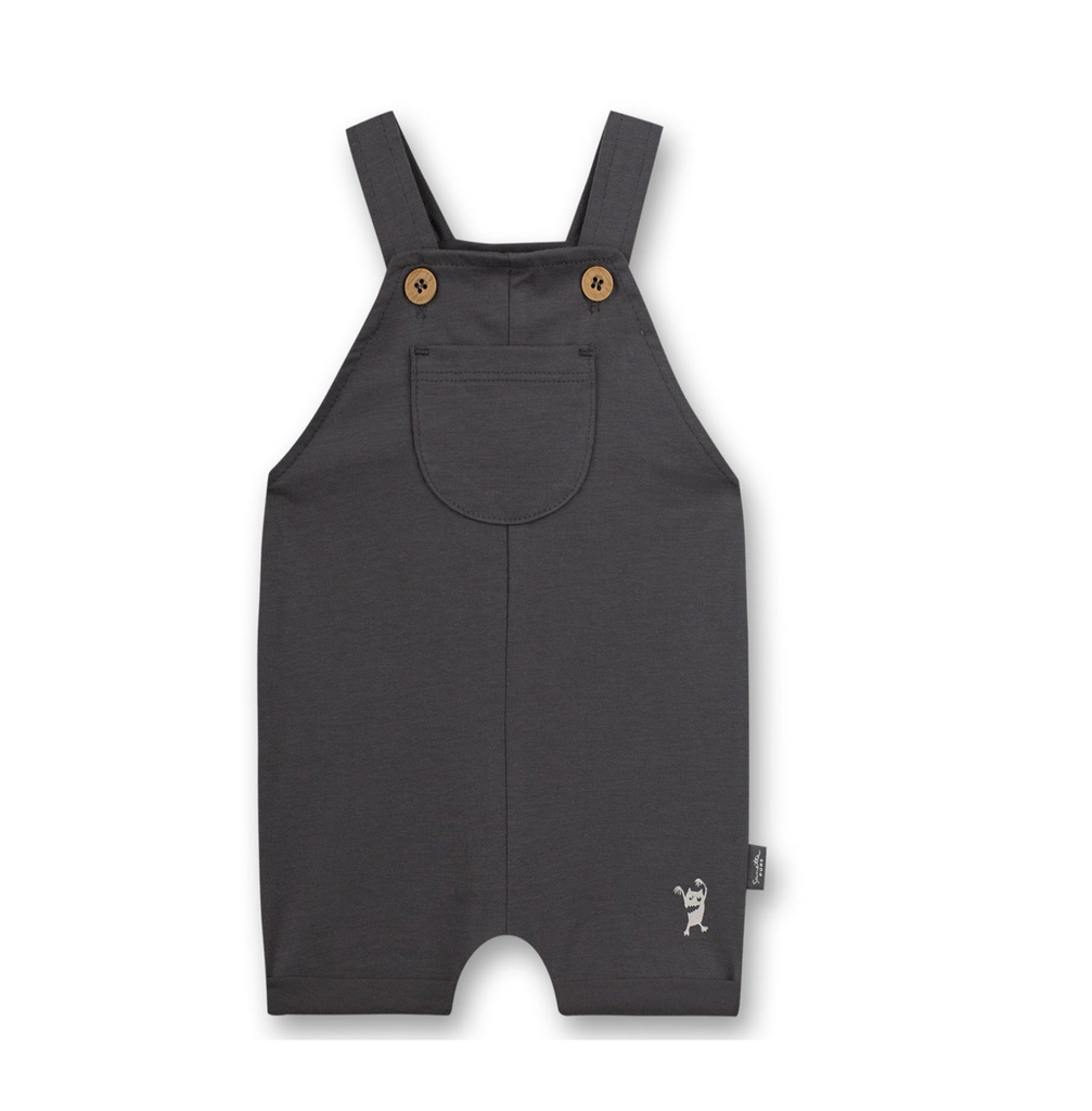 SANETTA - Baby Latzhose Dunkelgrau