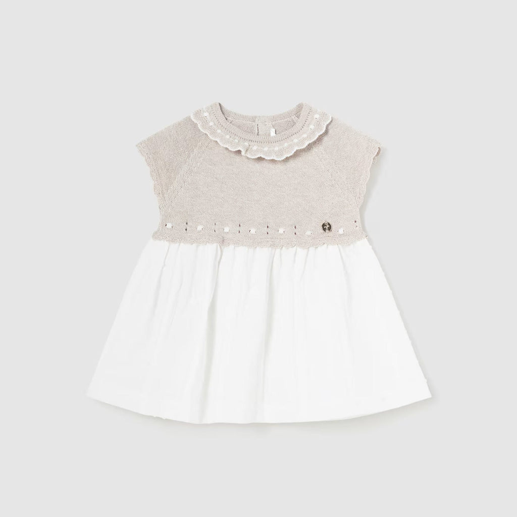 Mayoral Kleid Babygirl Better Cotton 1804 093 Leinen mel