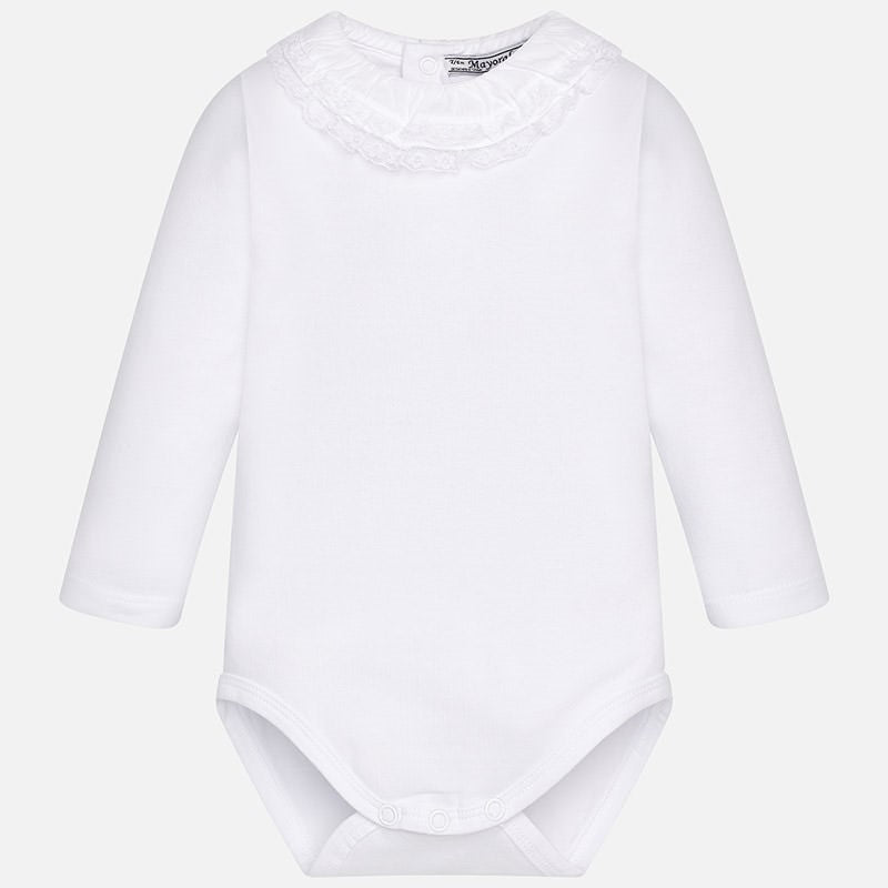 MAYORAL - Baby Girls Body mit Rüschen weiss