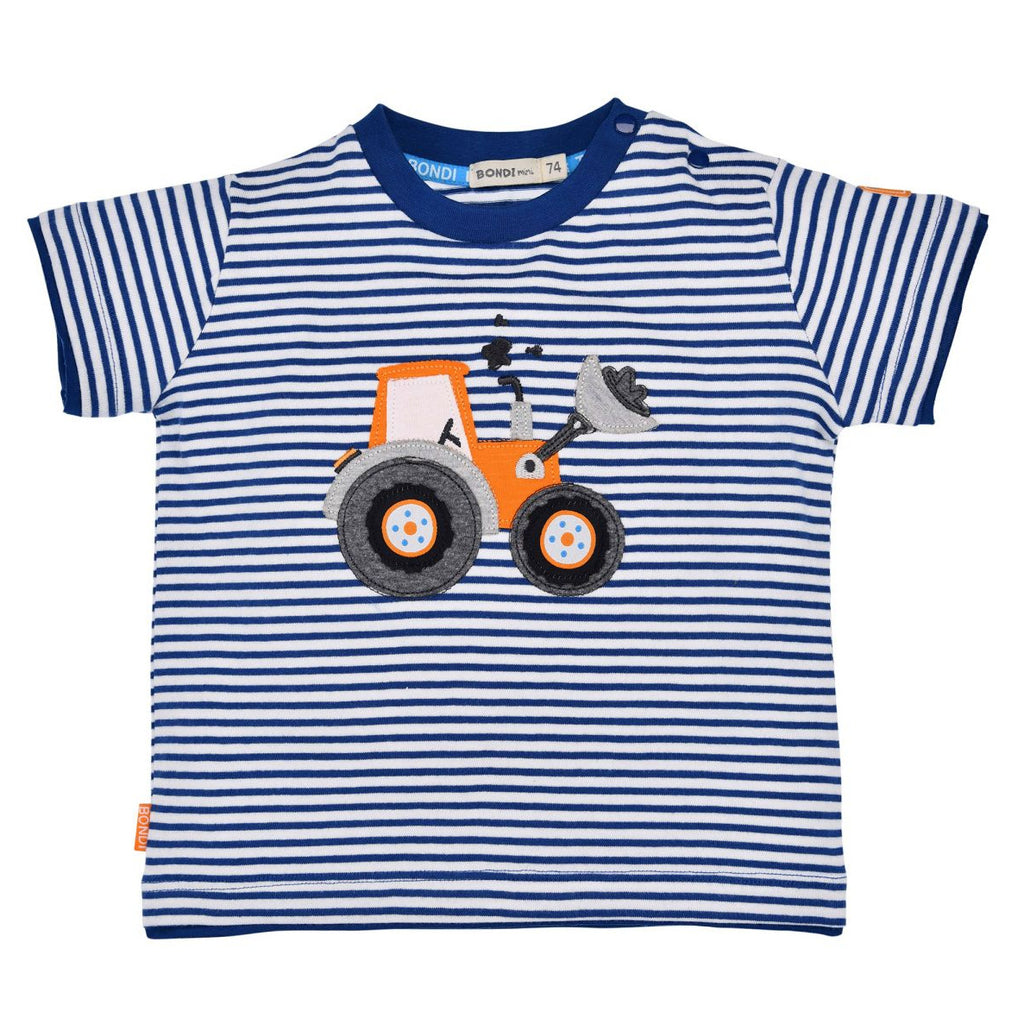 Bondi T-Shirt Boy Traktor gestreift 91500