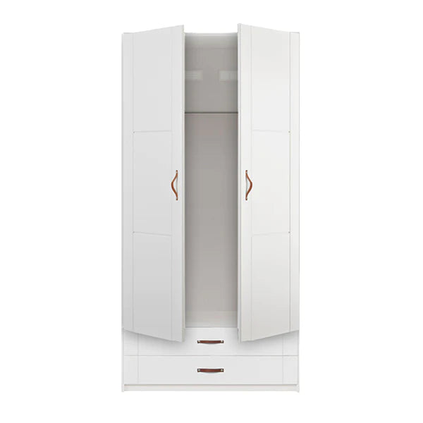 Lifetime - Kleiderschrank 2 Türen & 2 Schubladen 100cm