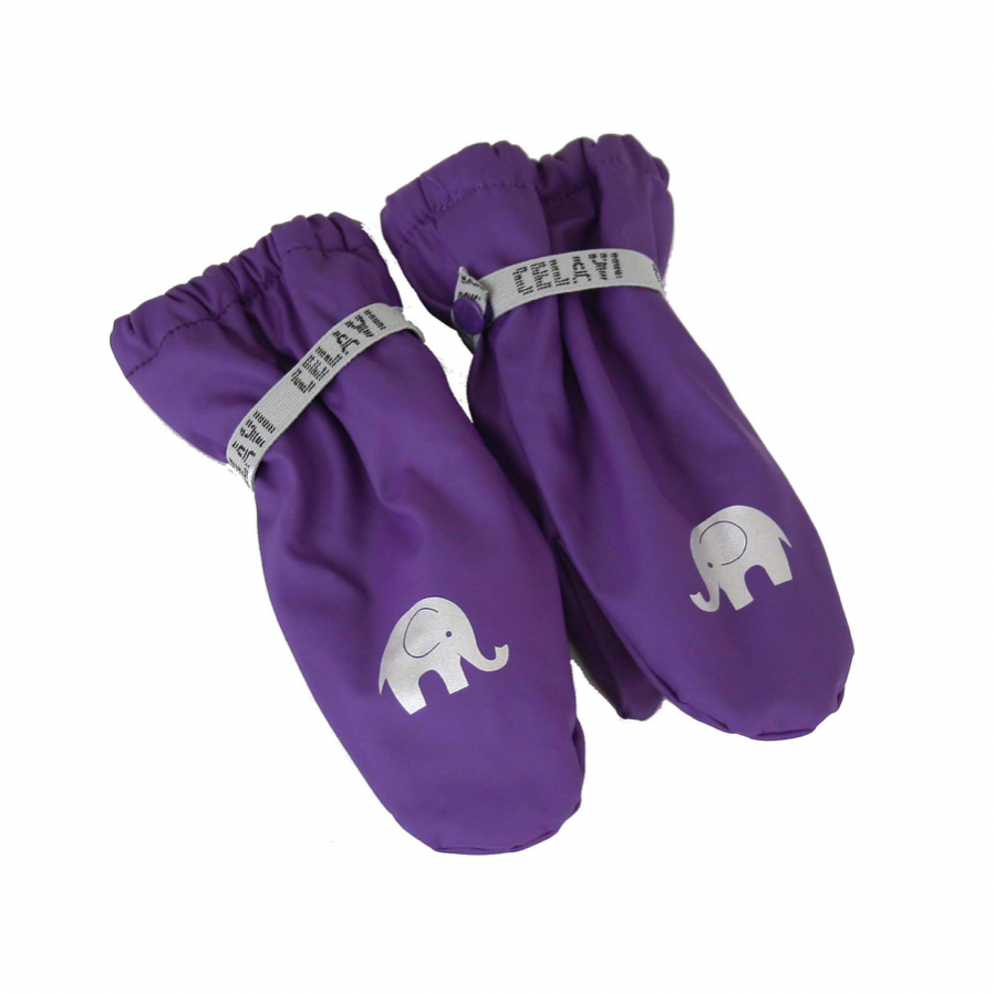 CELAVI - Gummi Matsch Handschuhe mit Fleecefutter Purple