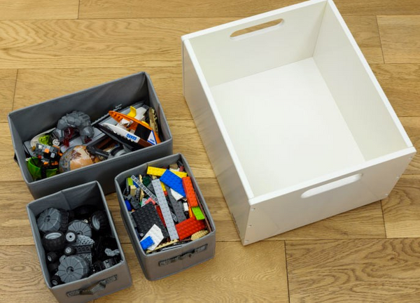 Tidy Books Toy box with lid white – LanaLu Boys and Girls