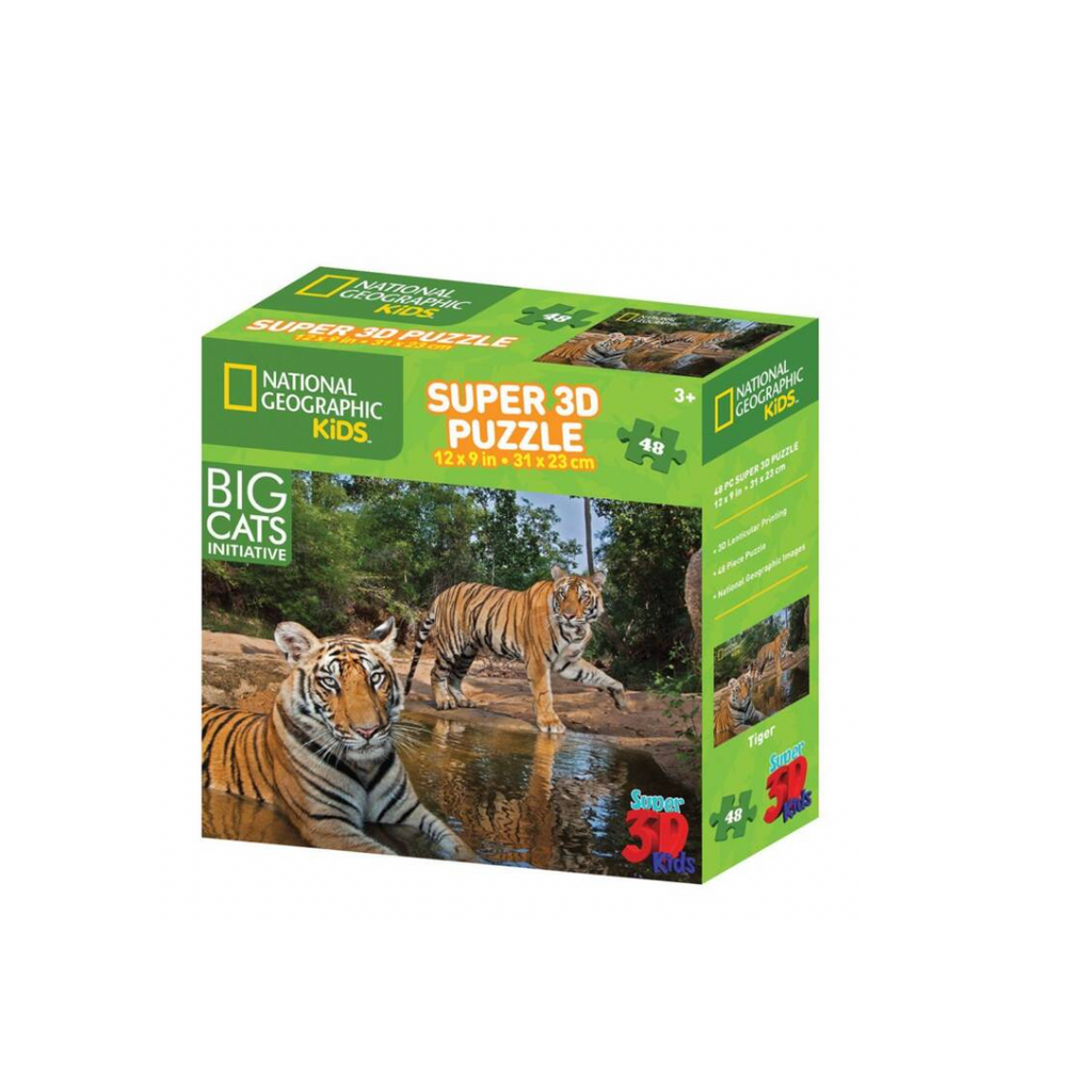 National Geographic - 3D Puzzle Tiger 48 Teile