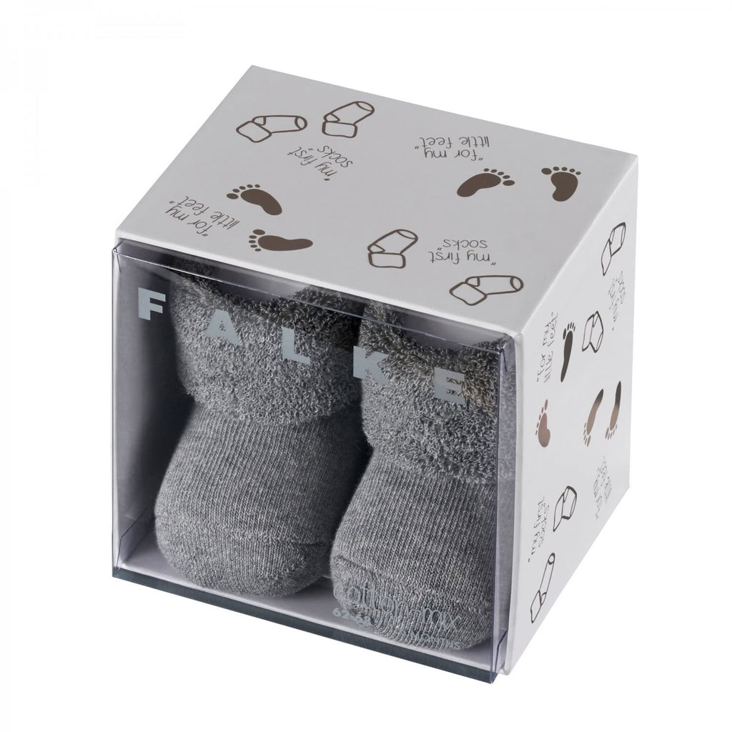 FALKE - Geschenkbox Babysocken light grey