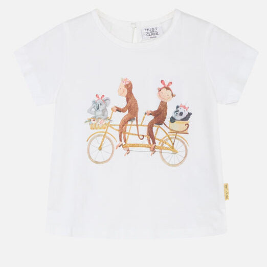 Hust & Claire T-Shirt Girl Affe auf Velo 44155