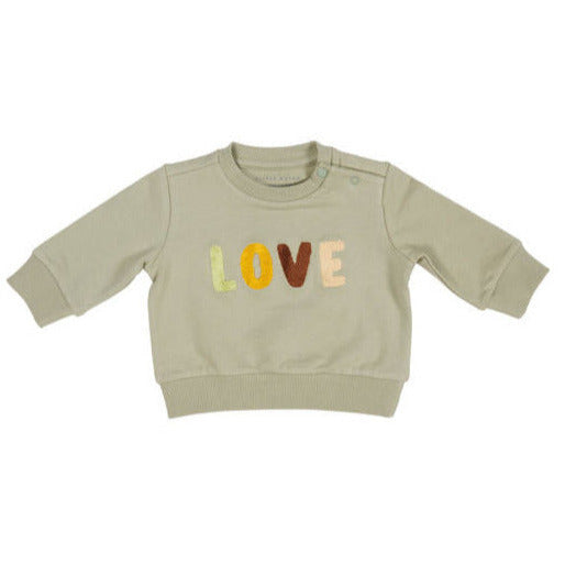 Pullover Little Dutch Love Grün