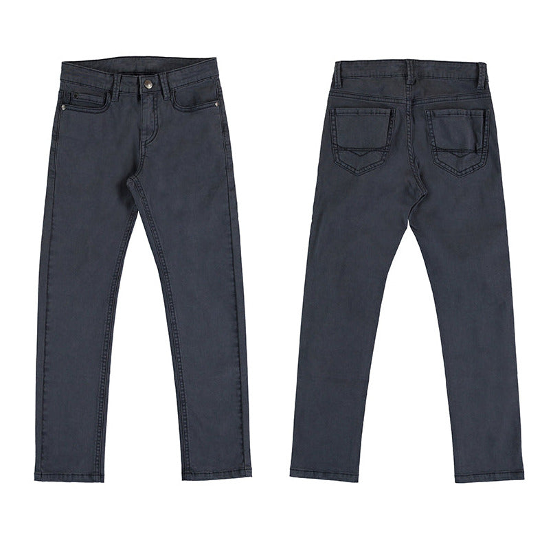 MAYORAL - Boy 5-Taschen Hose Slim Fit Blau